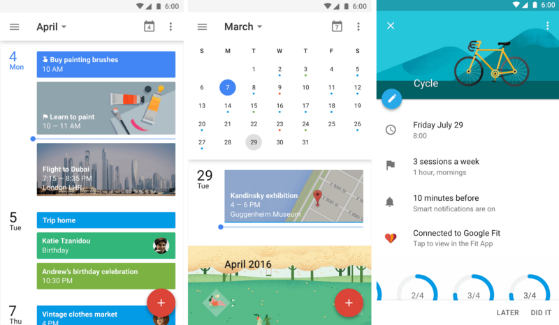 Google Calendar in Android